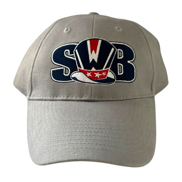 SWB Railriders Yankees Top Hat Adjustable Strap Hat Gray USA Cap - Picture 1 of 6